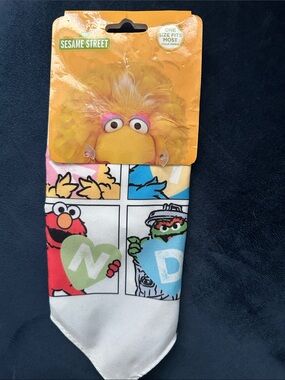 Sesame Street Panel Character Bandana in Red, Green, Blue, Yellow, Pink
